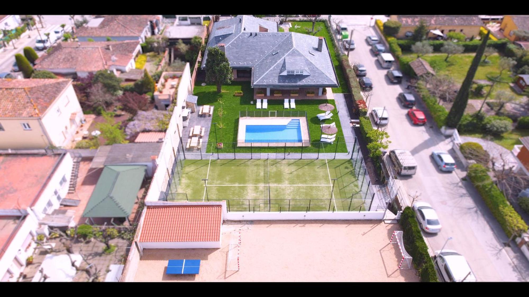 Casa De Vacaciones Con Padel En Montseny By Can Forcadell خيرونا المظهر الخارجي الصورة